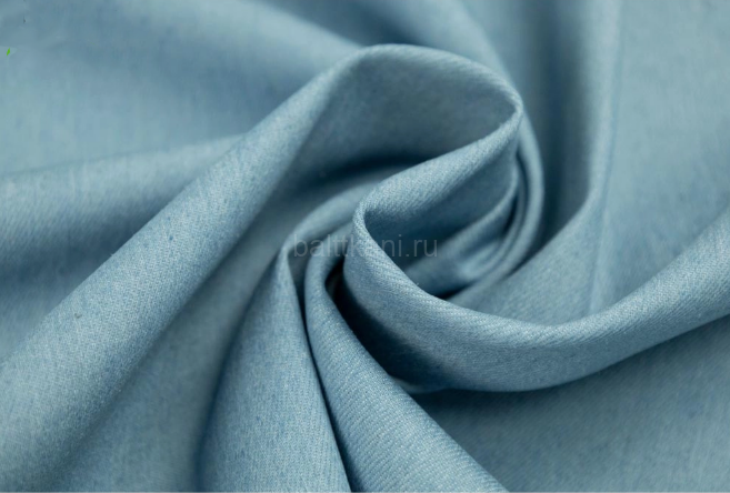 Джинс Denim хлопковый ш-170см 65%хл..,33%п/э,2%спанд.пл.245гр.арт.1021-1 цв.С1 голубой