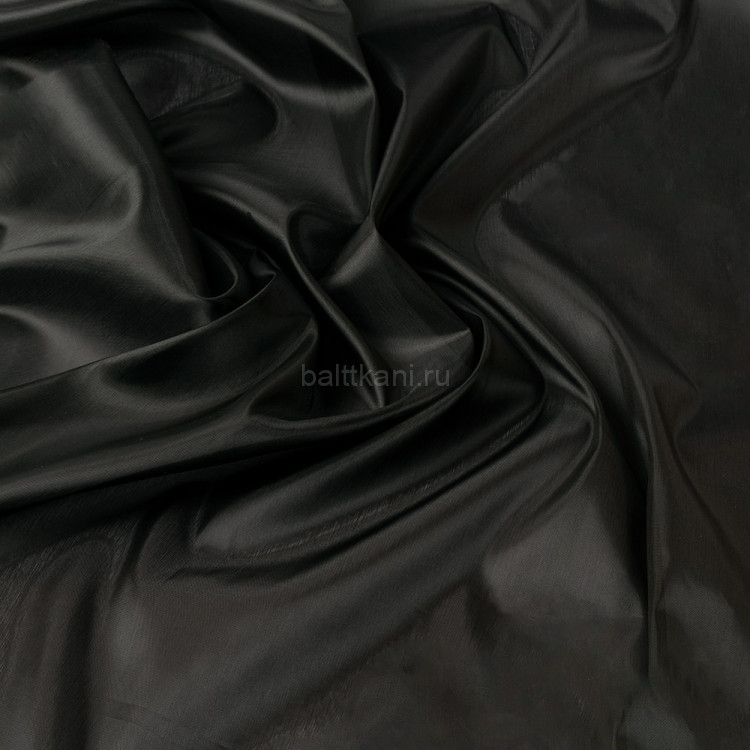Ткань подкладочная Taffeta "BLITZ" 190Т 100% п/э ш.150см цв.ЧЕРНЫЙ