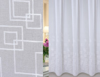 Кристалон  HX ED F62407643-white Н-280см KB с ут.арт.137327 /белый/геометрия