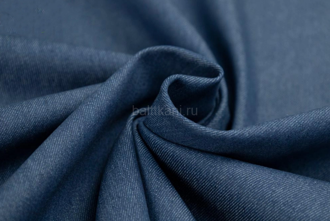 Джинс Denim хлопковый ш-170см 65%хл..,33%п/э,2%спанд.пл.245гр.арт.1021-3 цв.С3 т.синий