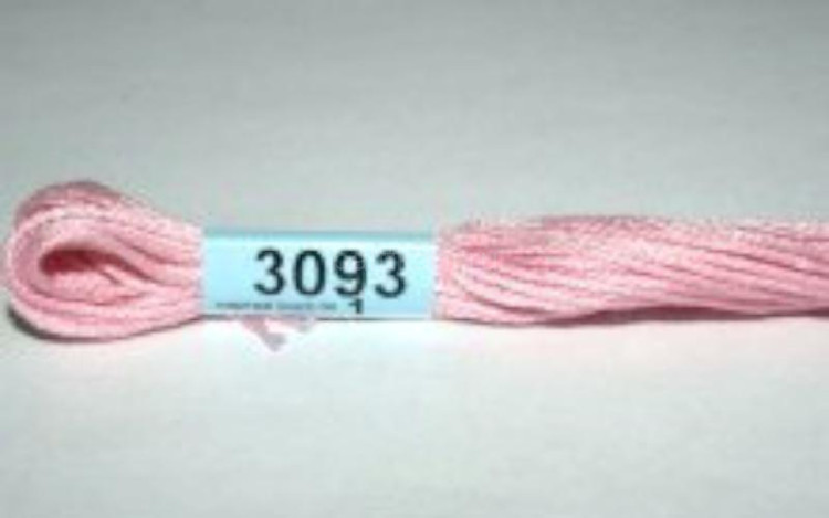 Нитки для вышивания "GAMMA" мулине ( 3071-3172 ) х/б 24 x 8 м №3093 розово-сиреневый