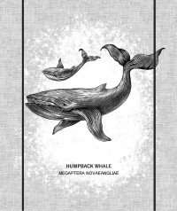 Полотно вафельное "Морские истории"ш-50 см арт.60 пл.175гр/м2 рис.29264/1
