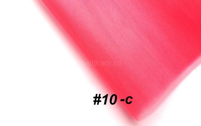 Фатин "KRISTAL" Турция ш-3,0м мелкая сетка /блеск арт.10 цв.розовый