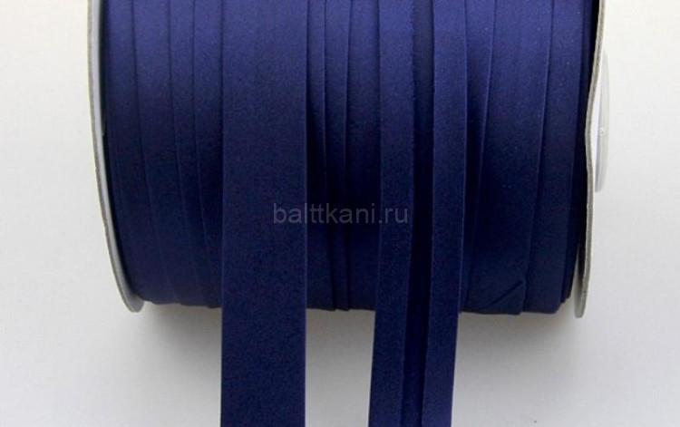 Косая бейка "GAMMA" GK-15P 14 - 15 мм №054 т.т.синий