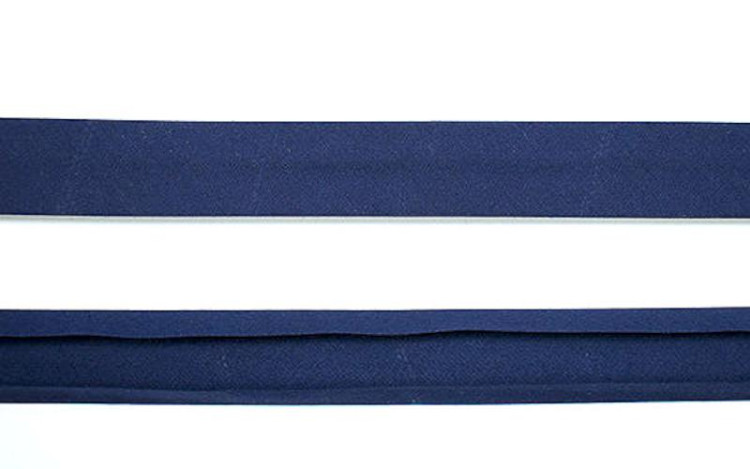 Косая бейка ш-15мм ДС №390 чернильный (уп.130м)