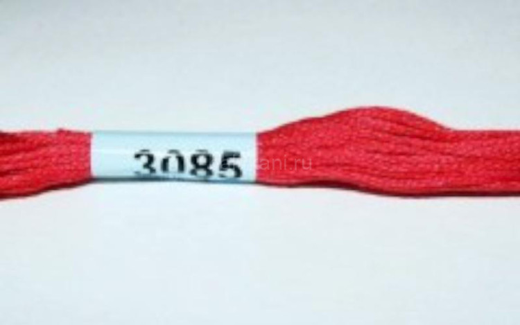 Нитки для вышивания "GAMMA" мулине ( 3071-3172 ) х/б 24 x 8 м №3085 т.т.розовый