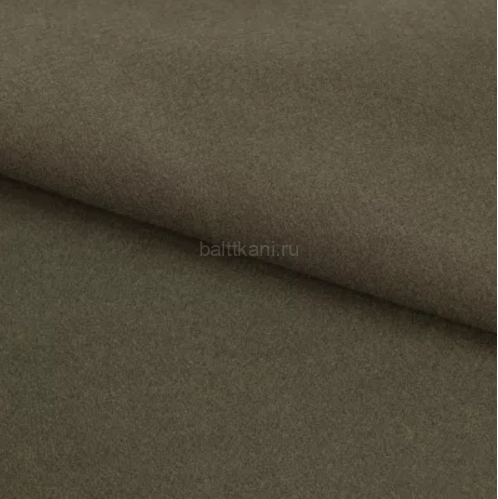 Пальтовая на трикотаже "Монне" ш-150см 100%п/э 350гр. цв.хаки