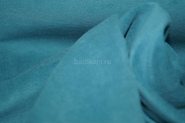Ткань обивочная Флок ш-145см  арт.RSкол.29 пл.350гр/м2 100% п/э цв.бирюза
